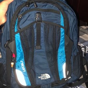 Baby Blue Northface Recon Backpack